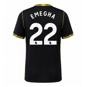Chelsea Emmanuel Emegha #22 Jalkapallovaatteet Vieraspaita 2026-27 Lyhythihainen